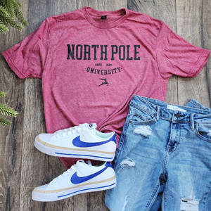 North Pole University T Shirt